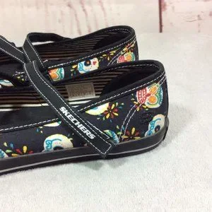 Skechers Shoes Skechers Halloween Sugar Skull Sneakers Dia De
